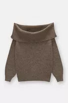 Off the Shoulder Knit Sweater