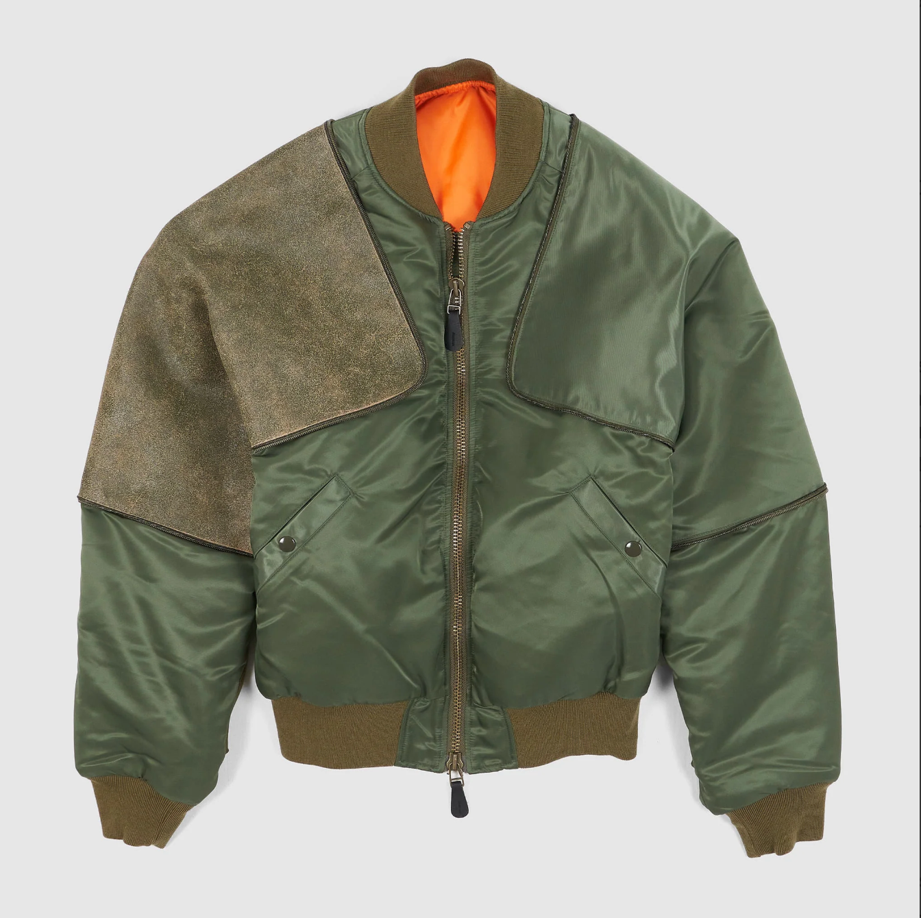 Army Pillow Bomber Jacket