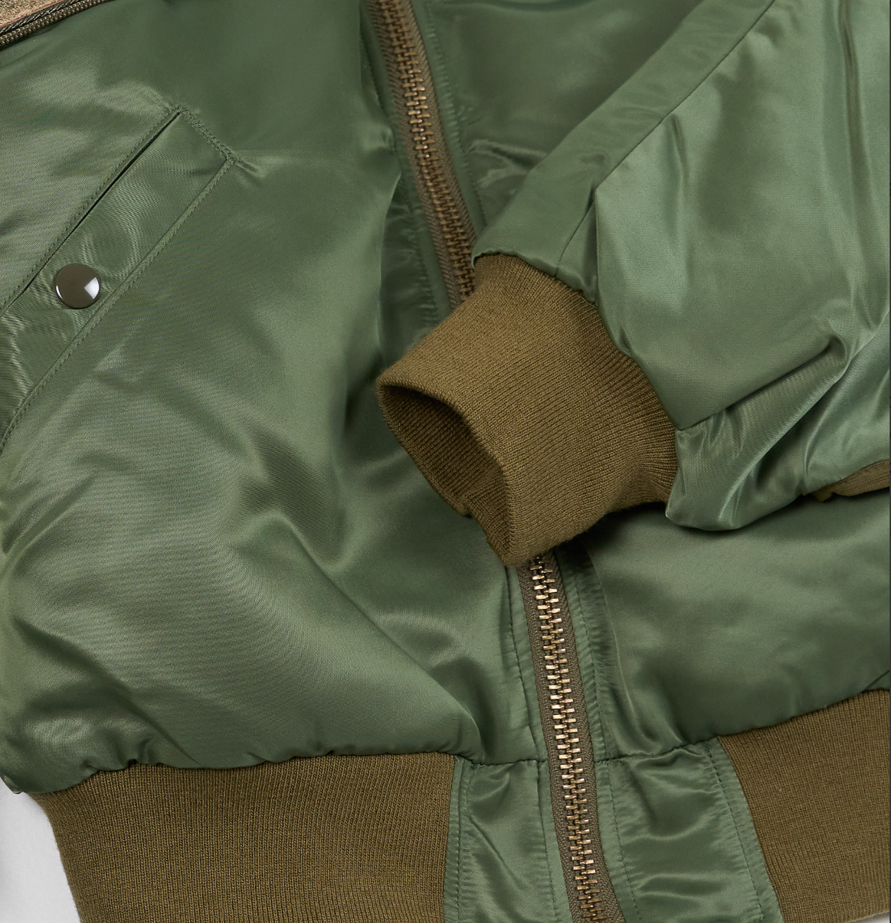 Army Pillow Bomber Jacket
