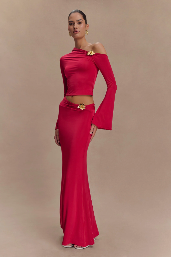 Pink Asymmetrical Set